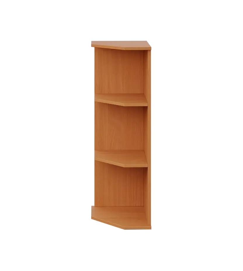 LZ 3 - 3 kancelářská skříň, rohová, levá, 1107x360x400, buk Royal